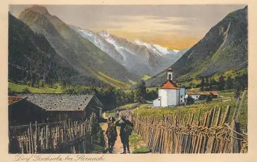 Dorf Gschnitz bei Steinach