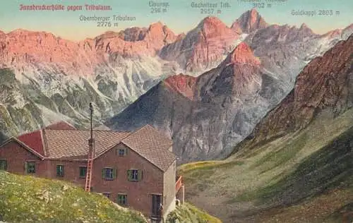 Innsbruckerhutte gegen Tribulaun