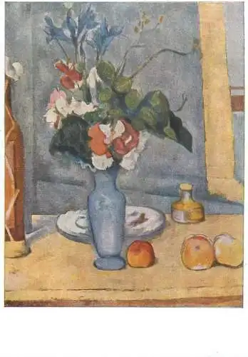 Postcard the Blue Vase Paul Cezanne painting