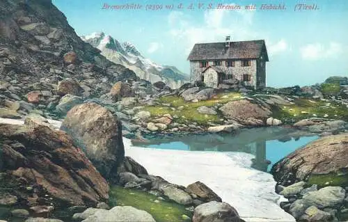 Bremerhutte Bremen mit Habicht Tirol