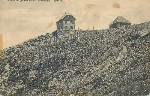 Zirbitzkogel Gipfel mit Schutzhaus
