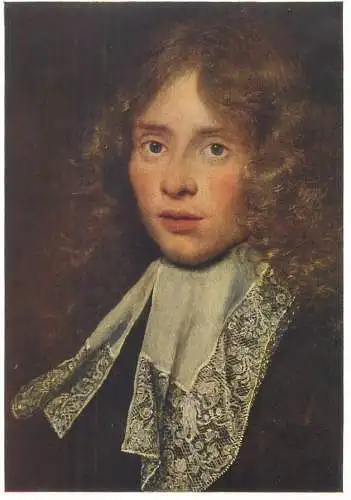 Postcard Portrait detail view Paulus Moreelse painting