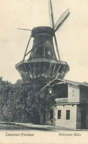 Historical windmill Sansoucci Potsdam