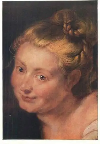 Postcard the Drunk Silen Peter Paul Rubens painting detail