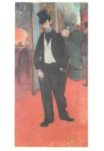 Postcard Dr Tapie de Celeyran Henride Toulouse-Lautrec painting
