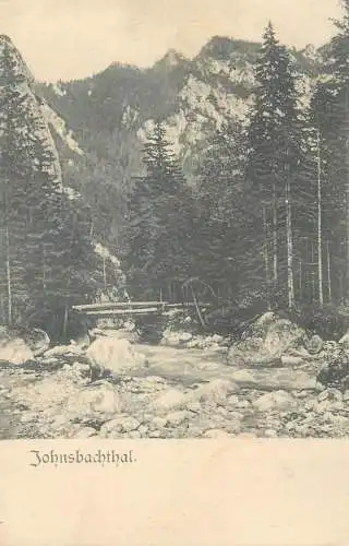 johnsbachthal scenic postkarte austria undivided back