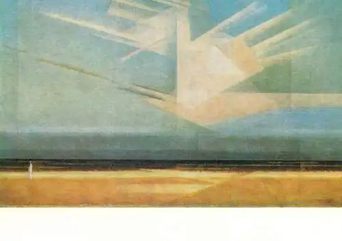 Postcard Die Vogelwolke Lyonel Feininger gemalde