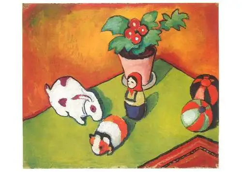 Postcard Waltherchens Spielsachen August Macke gemalde