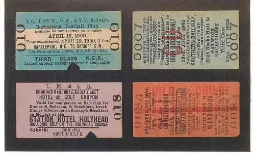 Dalkeith Publishing railway related classic poster postcard named trains tickets sporty types