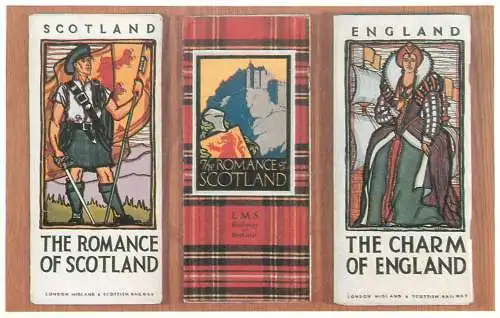 Dalkeith Publishing railway related classic poster postcard fold back circuit books Scotland and England