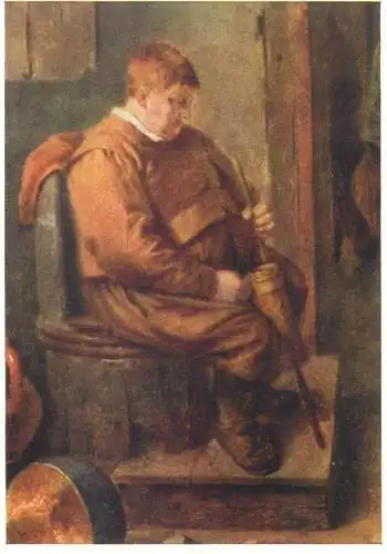 Postcard the Sleeping innkeeper Brouwer Gemalde