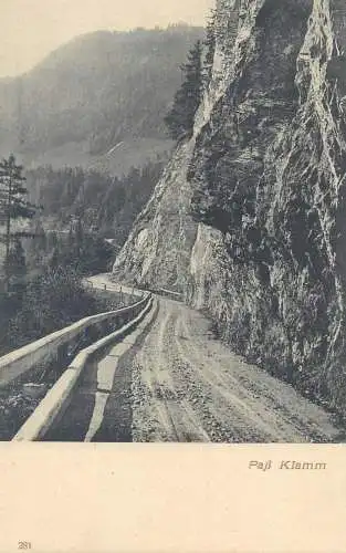 The Klamm Pass, Bavarian Alps, Austria