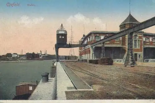 Krefeld Hafen Crefeld AK