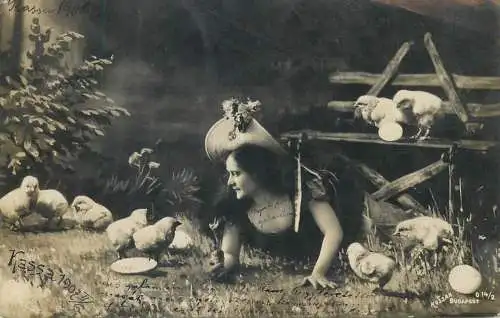 Lovely lady 1907 Kassa easter chicks