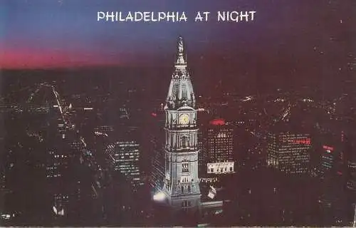 Philadelphia at night