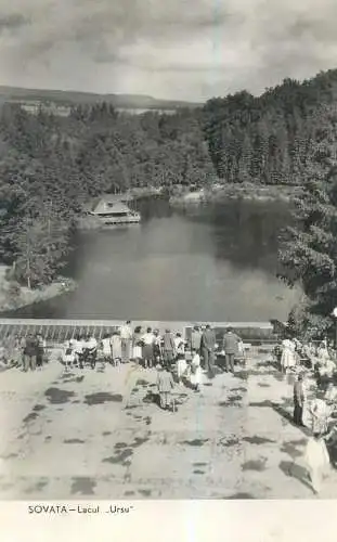 Postcard Romania Sovata Lacul "Ursu" vedere panoramica
