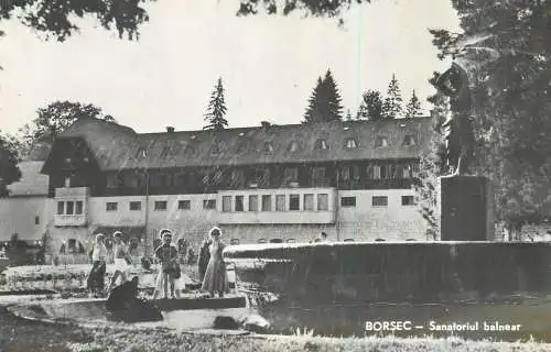 Postcard Romania vedere din Borsec - Sanatoriul Balnear