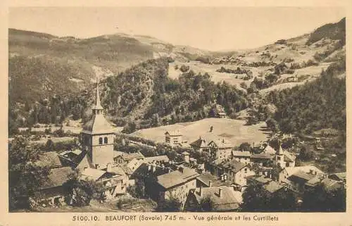 Beaufort vue generale et les Curtillets