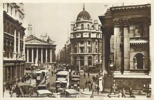 Mansion house and royal exchange London