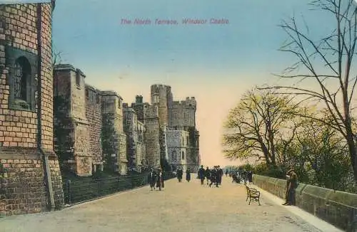 Windsor castle north terrace 1931