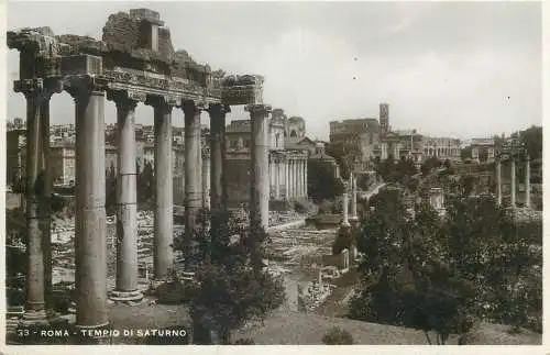Roma tempio di Saturno 1940