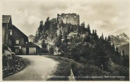 Pfronten ruine Falkenstein burghotel und Aggenstein