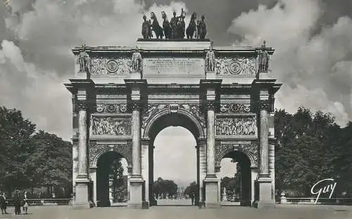 Paris art de triomphe du Carrousel cpsm