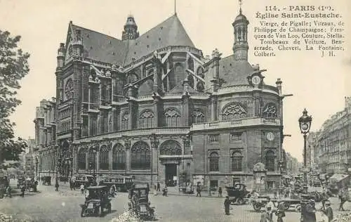 Paris eglise Saint-Eustache cpa