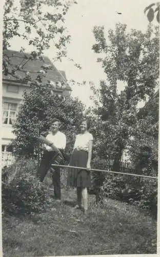 Switzerland lovers couple types and scenes memory Post card real photo social history