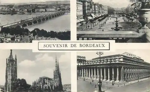 Souvenir de Bordeaux cpsm