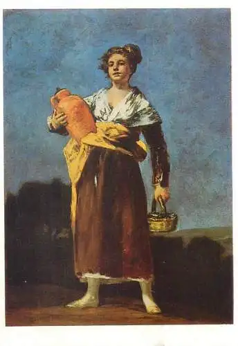 Paintings postcard Francisco Goya Die Wassertragerin Budapest