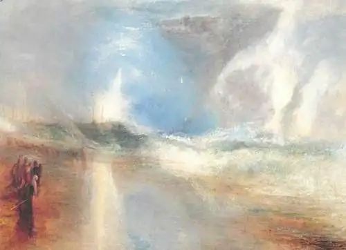 Paintings postcard J.M.W. Turner raketen und Leuchtfeuer