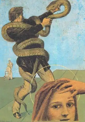 Paintings postcard Max Ernst Ohne Titel