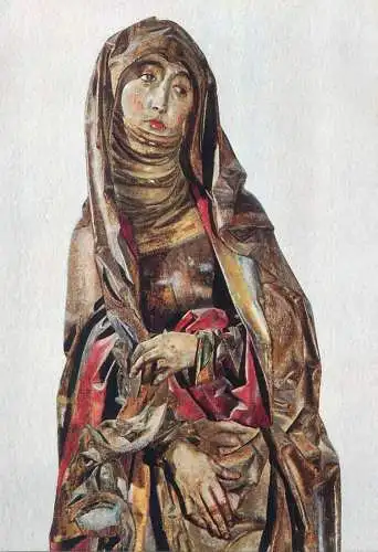 Paintings postcard Wurzburg Mainfrankisches Museum