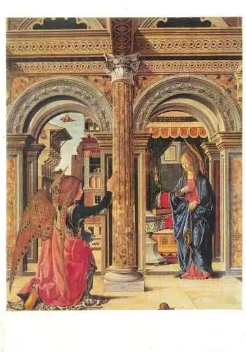Paintings postcard Francesco dell Cossa Die Verkundigung