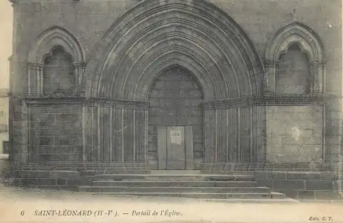 Saint Leonard eglise portail church portal architecture