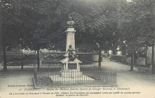 Ploërmel statue du doctor Guerin