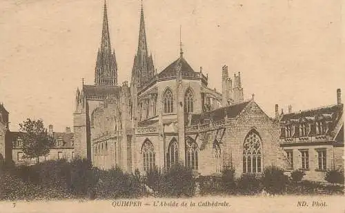Quimper cathedrale cpa
