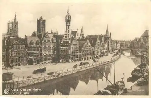 Ghent Gand quai aux herbes