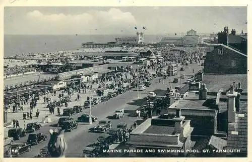 Great Yarmouth marine parade and swimming pool