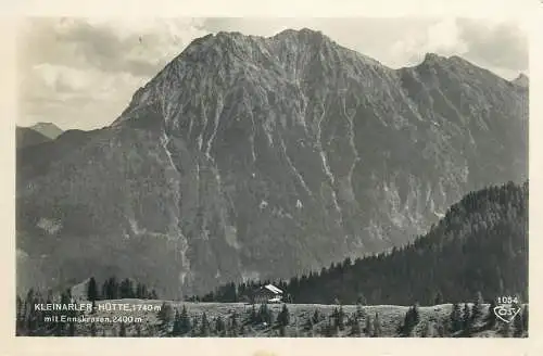 Austria scenic photo postcard Kleinarler Hutte mit Ennskraxen