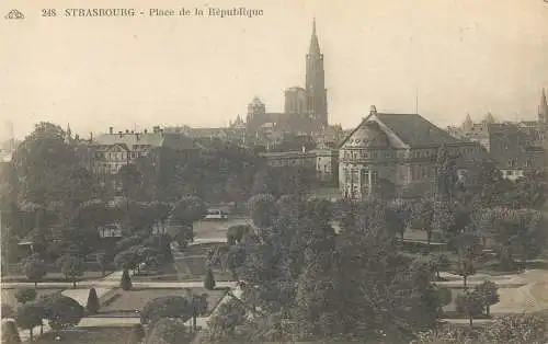 cpa Strasbourg place de la republique