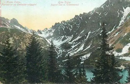 High Tatra mountains scenic Slovakia