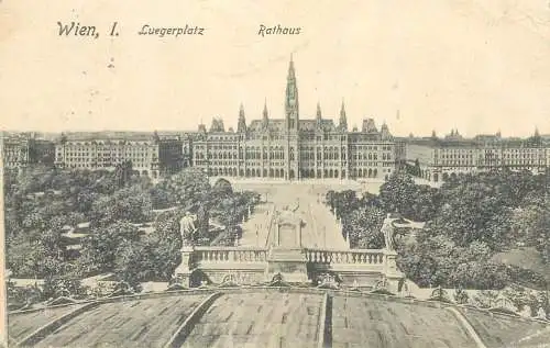 Wien I Luegerplatz Rathaus