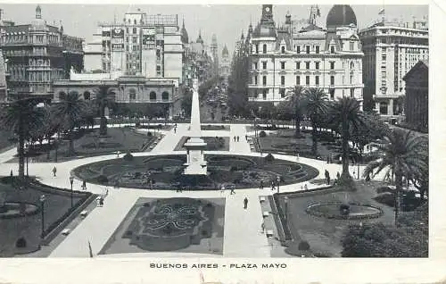 Argentina Buenos Aires Plaza Mayo 1934