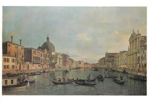 Paintings postcard Giovanni Antonio Canal Venice Grand Canal