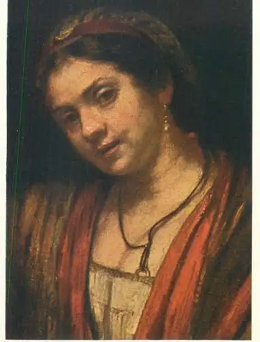 Paintings postcard Rembrandt woman portrait Stoffels