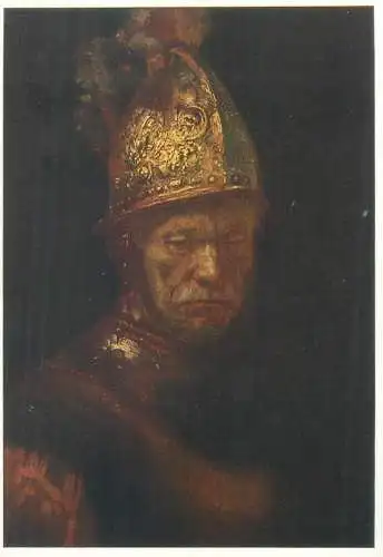 Paintings postcard Rembrandt Der Mann mit dem Goldhelm Berlin