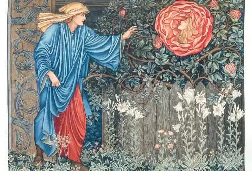 Paintings postcard Edward Burne Jones tapisserie
