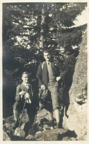 elegant costumes tourist types mountain scenery social history real photo memory postcard